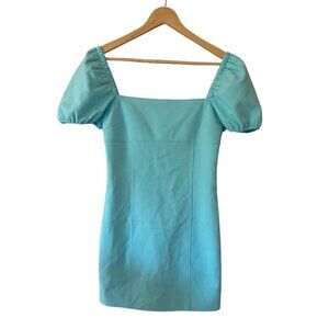 Cinq A Sept Havana Mini Dress Blue Bodycon Size 6 NWT